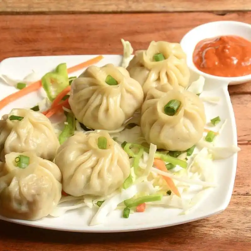 Momos - Popular Indo-Chinese dish at New Mountain Village Edmonton restaurant