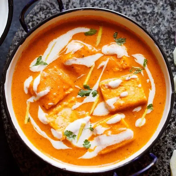 Paneer Butter Masala - Creamy vegetarian curry at New Mountain Village Edmonton